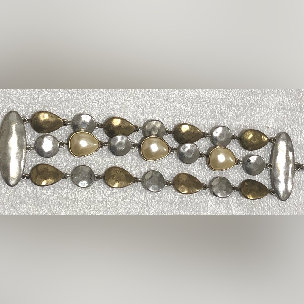 Lucky Brand Silver Oval Link Bracelet
